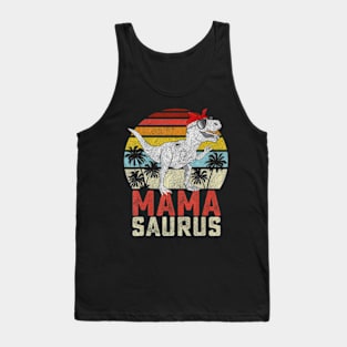 Mamasaurus T Rex Dinosaur Mama Saurus Family Women Tank Top